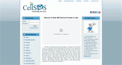 Desktop Screenshot of cellsms.co.in